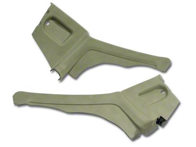 ABS Plastic Interior Rear Quarter Panels (74-77 Corvette C3 Coupe)