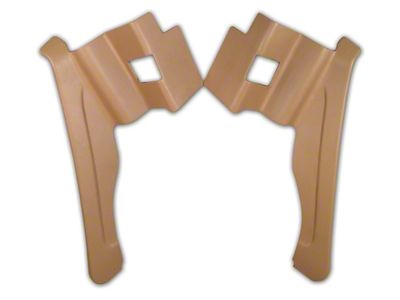 ABS Plastic Interior Rear Quarter Panels with Shoulder Harness Cutout (70-Early 74 Corvette C3 Convertible)