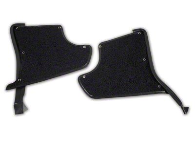 ABS Plastic Kick Panels with Carpet (63-64 Corvette C2)