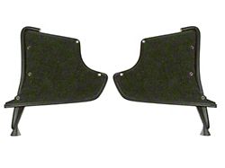 ABS Plastic Kick Panels with Carpet (65-67 Corvette C2)