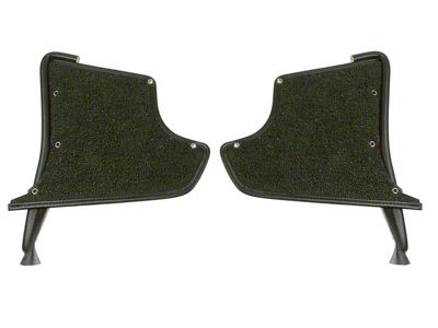 CA ABS Plastic Kick Panels with Carpet (65-67 Corvette C2)