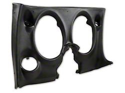 ABS Plastic Lower Dash Pad; Driver Side (1968 Corvette C3)