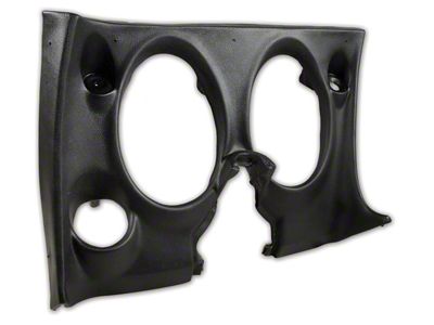 ABS Plastic Lower Dash Pad; Driver Side (1968 Corvette C3)
