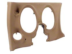 ABS Plastic Lower Dash Pad; Driver Side (71-73 Corvette C3; 74-76 Corvette C3 w/o A/C)