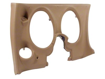ABS Plastic Lower Dash Pad; Driver Side (71-73 Corvette C3; 74-76 Corvette C3 w/o A/C)
