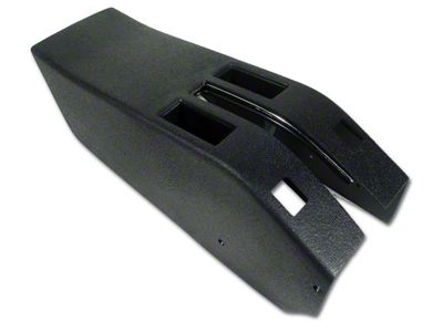 CA ABS Plastic Parking Brake Console with Power Window Switch Openings (1968 Corvette C3)