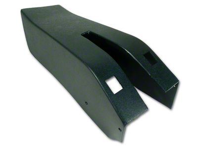 ABS Plastic Parking Brake Console with Power Window Switch Openings (69-76 Corvette C3)