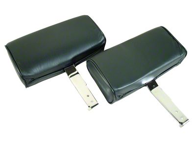 Complete Leather Headrests (1966 Corvette C2)