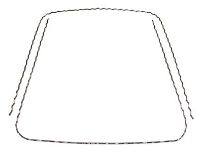 Corrugated Seat Wire Kit; 2-Pieces (1967 Corvette C2)