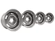 CA Rallye 4-Wheel Kit with Reproduction Hubcaps and Stainless Steel Trim Rings; 15x8 (69-82 Corvette C2)