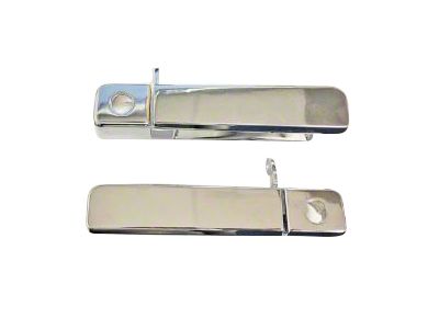 Door Handles; Chrome (84-96 Corvette C4)