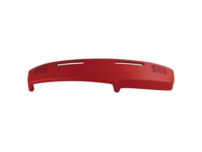 Vinyl Dash Pad with Stereo Speaker Cutouts; Red (70-72 Monte Carlo)