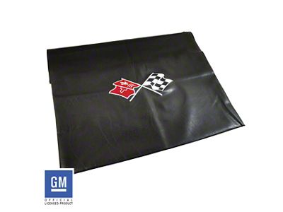 CA Embroidered T-Top Bags with 68-76 Logo; Black (68-82 Corvette C3)