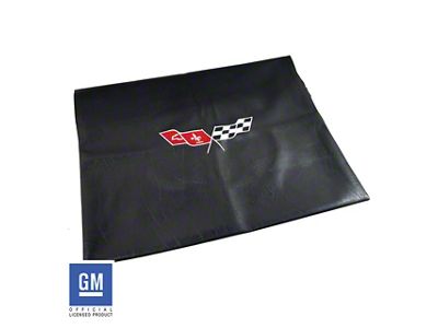 CA Embroidered T-Top Bags with 77-79 Logo; Black (68-82 Corvette C3)