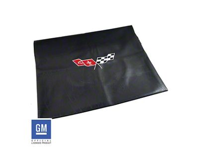 Embroidered T-Top Bags with 77-79 Logo; Black (68-82 Corvette C3)