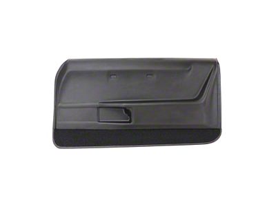 Deluxe Front Door Panel without Trim; Black; Passenger Side (68-69 Firebird)