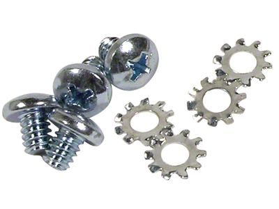 Gas Door Plate to Hinge Screw Set (68-82 Corvette C3)