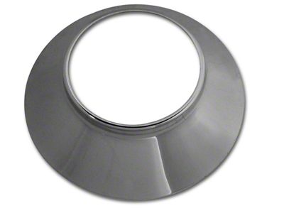 CA Knock-Off Wheel Cone; Polished Stainless Steel (63-82 Corvette C2 & C3)