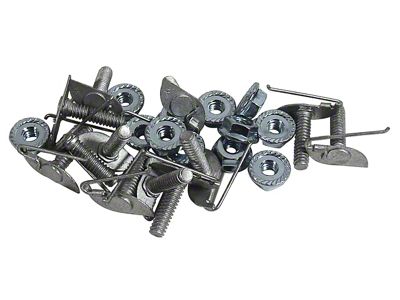 Grille Opening Molding Mounting Kit; 24-Pieces (1969 Mustang)