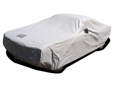 Maxtech Outdoor/Indoor Car Cover; Gray (65-68 Mustang Fastback)