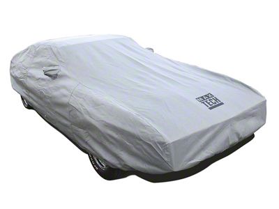 CA Maxtech Outdoor/Indoor Car Cover; Gray (71-73 Mustang Convertible)