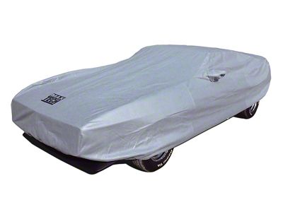 Maxtech Outdoor/Indoor Car Cover; Gray (71-73 Mustang Sportsroof)