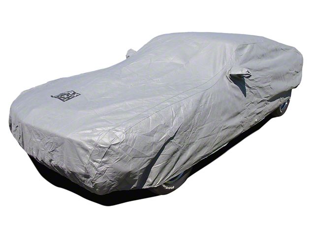 CA Maxtech Outdoor/Indoor Car Cover without Mirror Pockets; Gray (69-70 Mustang Coupe)