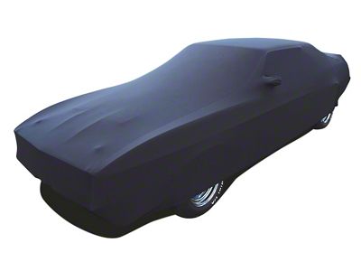 CA Onyx Indoor Car Cover; Black (71-73 Mustang Coupe)