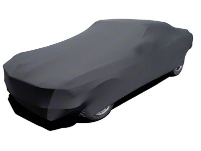 CA Onyx Indoor Car Cover without Mirror Pockets; Black (69-70 Mustang Coupe)