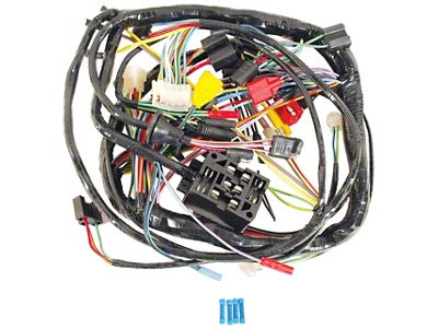 Under Dash Harness (1968 Mustang GT w/o Fog Lights & Tachometer)
