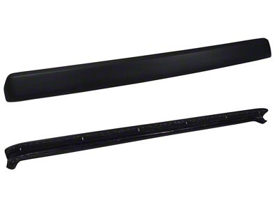 CA Vinyl Dash Pad; Black (1967 Chevy II)