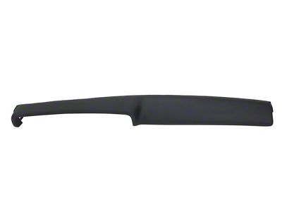 Vinyl Dash Pad; Black (75-76 Nova w/o A/C)