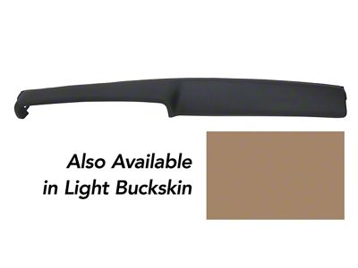 Vinyl Dash Pad; Light Buckskin (75-76 Nova w/o A/C)