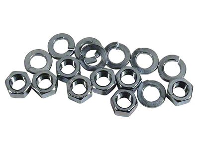 Parking Brake Flange Plate Nut and Lock Washers (68-82 Corvette C3)