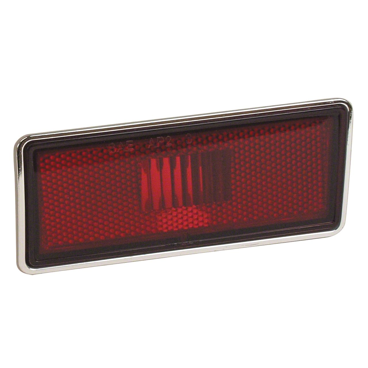 Rear Side Marker Lamp Housing With Red Lens – Fits 1974-1979 Chevy Corvette C3 – Pair (Left & Right) – Sealed, Waterproof, OEM Fit