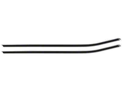 Upper Door Panel Felt; Driver Side (69-82 Corvette C3)