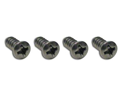 Windshield Upper Molding Screws; 4-Pieces (68-82 Corvette C3)