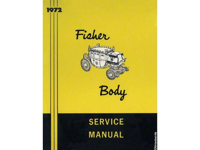 Camar Body By Fisher Manual, 1972