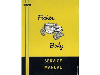 Camar Body By Fisher Manual, 1972