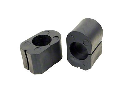 1-1/8-Inch Front Sway Bar Bushing Kit; Black (70-75 Camaro)