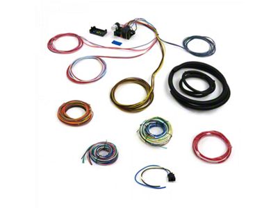 12-Fuse 103-Terminal Deluxe Compact Wire Harness System (Universal; Some Adaptation May Be Required)
