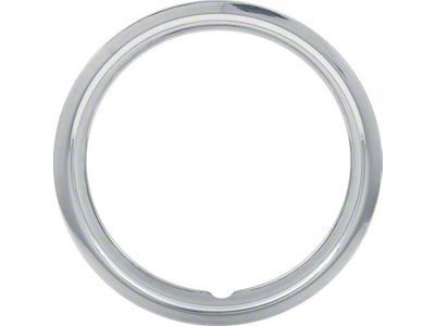 14-Inch Rally Wheel Trim Ring; 1-1/2-Inch Deep; Stainless Steel (67-81 Camaro)