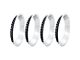 14x7 Rally Wheel Trim Ring Set with 2-1/4-Inch Deep Step Lip; Chrome (65-81 Camaro RS)