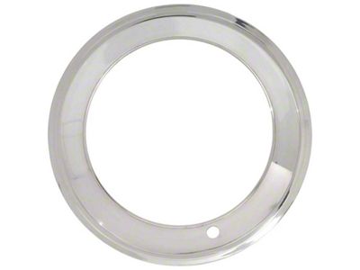 15-Inch Rally Wheel Trim; 2-5/8-Inch Deep; Stainless Steel (67-81 Camaro)