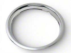 15-Inch Rally Wheel Trim Ring; 1-1/2-Inch Deep; Stainless Steel (67-81 Camaro)
