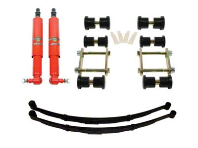 Detroit Speed Multi-Leaf Rear Suspension Speed Kit 1; 2-Inch Drop (67-69 Camaro)