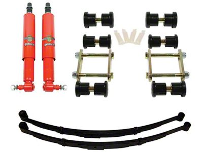 Detroit Speed Multi-Leaf Rear Suspension Speed Kit 1; 3-Inch Drop (67-69 Camaro)