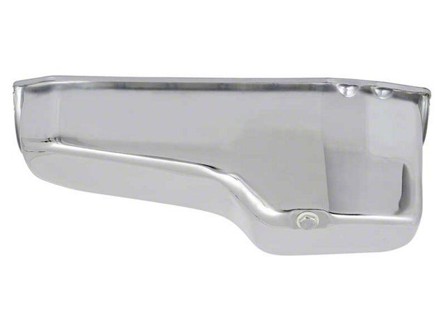 4-Quart Oil Pan with Passenger Side Dipstick Location; Chrome (80-84 Small Block V8 Camaro)