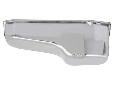 4-Quart Oil Pan with Passenger Side Dipstick Location; Chrome (80-84 Small Block V8 Camaro)