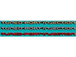 5.7 Tuned Port Injection Rear Bumper Emblem; Gold (87-92 Camaro)